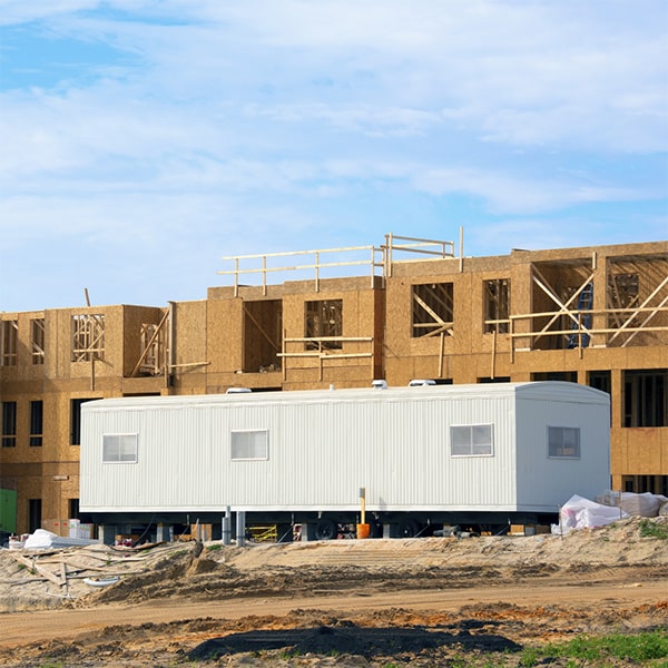 construction site office trailers are a cost-effective solution for providing temporary office space on a construction site